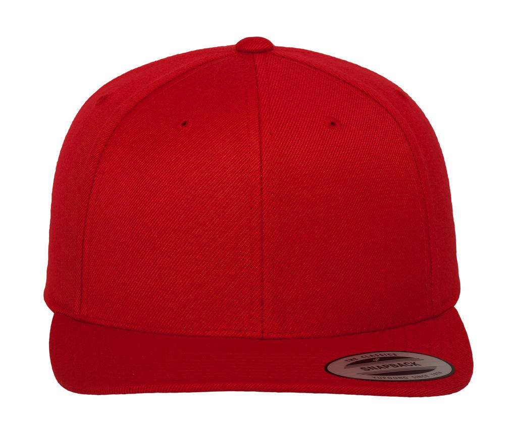 Klasická čepice s plochým kšiltem Barva: červená, Velikost: uni