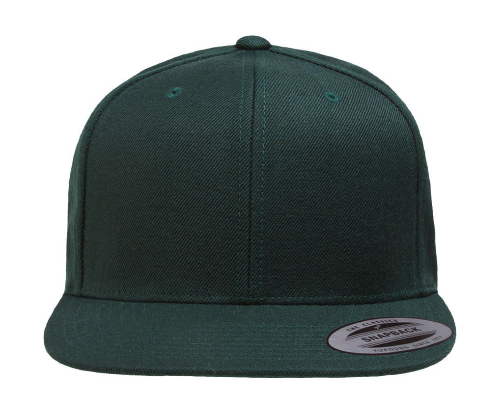 Klasická čepice s plochým kšiltem Barva: lahvově zelená, Velikost: uni