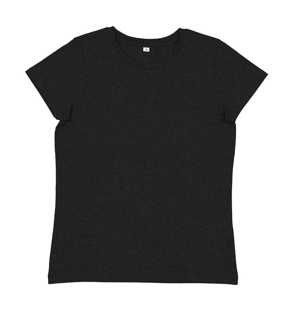 Dámské triko Essential M02 Barva: černý melír, Velikost: M