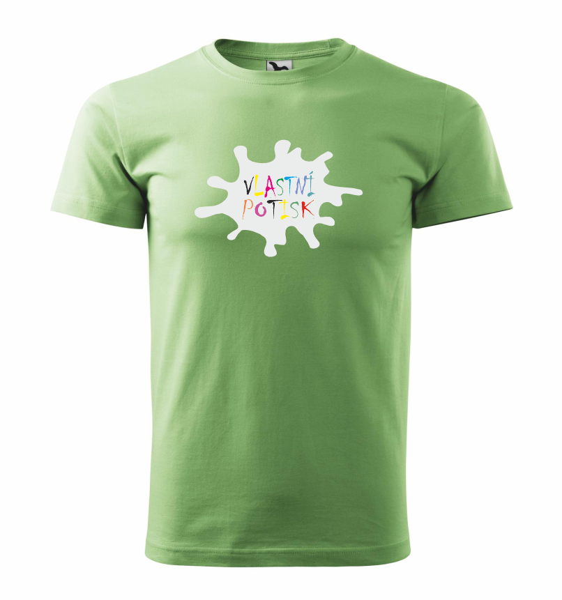 Tričko s vlastním POTISKEM Barva: trávově zelená, Velikost: XS