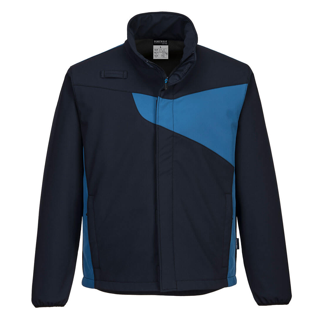 Softshellová bunda PW2 Barva: námořní modrá-modrá, Velikost: L
