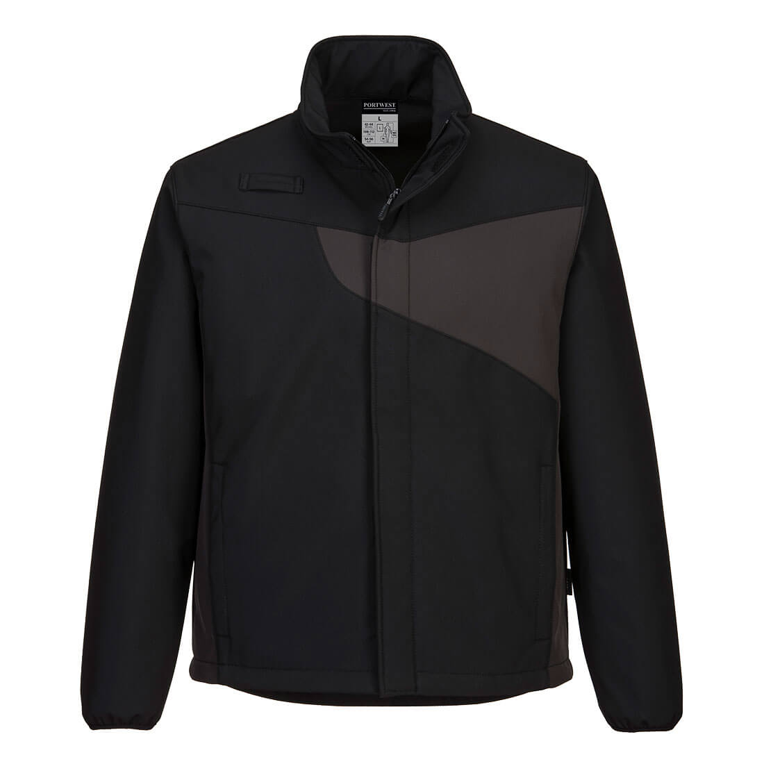 Softshellová bunda PW2 Barva: černá-šedá, Velikost: L