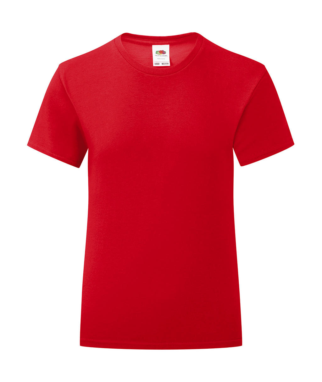 Dívčí tričko Iconic T 150 Barva: červená, Velikost: 7-8 let