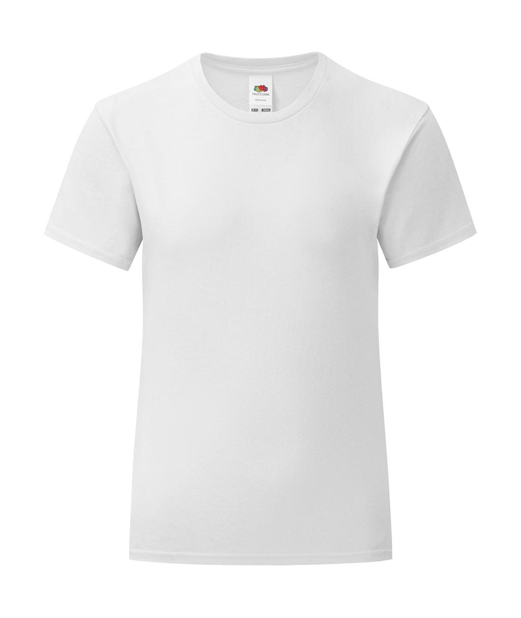 Dívčí tričko Iconic T 150 Barva: bílá, Velikost: 5-6 let