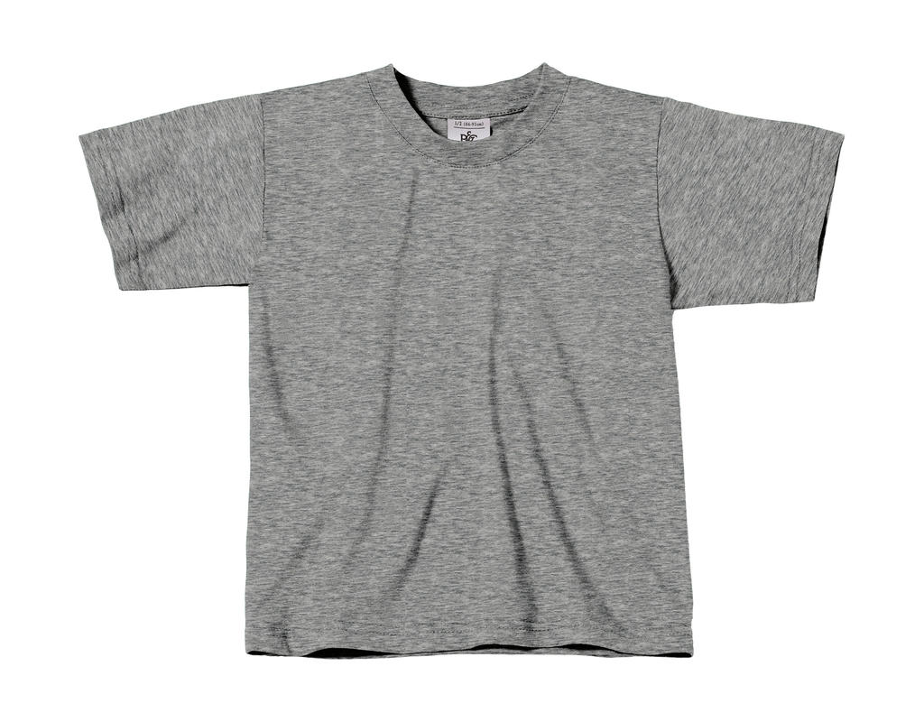 Dětské tričko Exact 150/kids T-Shirt Barva: tmavě šedý melír, Velikost: 9-11 let