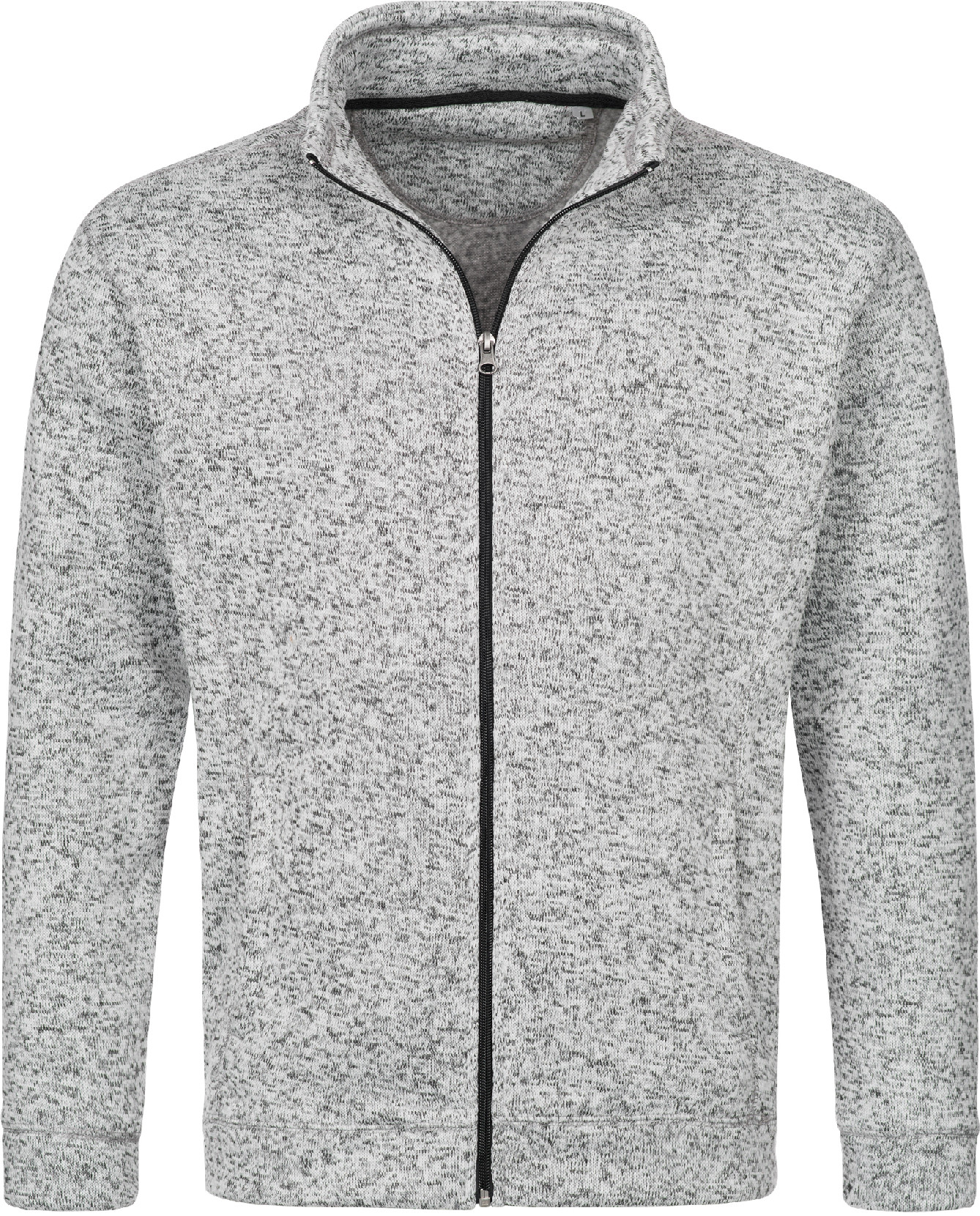 Pánská mikina Active Knit Fleece Barva: světle šedý melír, Velikost: XL