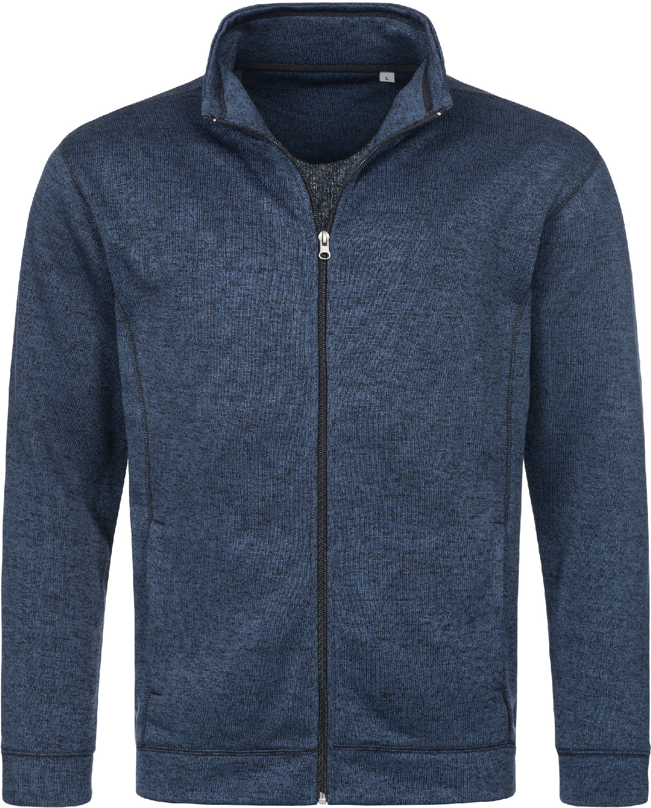 Pánská mikina Active Knit Fleece Barva: tmavý denim melír, Velikost: L