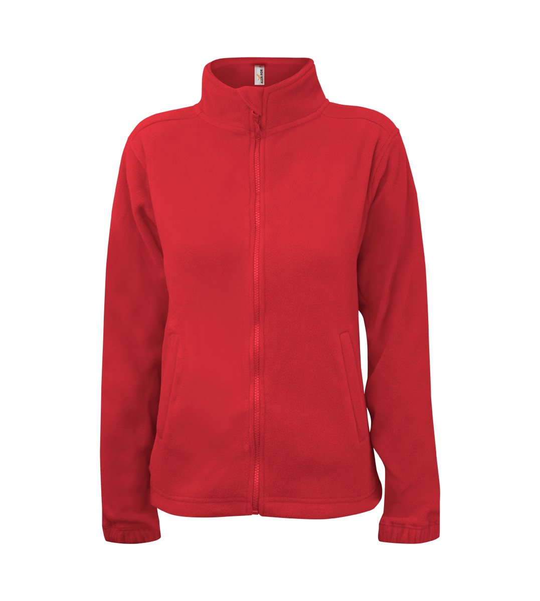 Fleece mikina dámská Jacket Alberta Barva: červená, Velikost: M