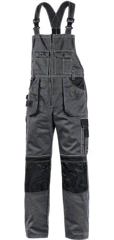 Zimní zkrácené laclové kalhoty CXS ORION KRYŠTOF Barva: šedá-černá, Velikost: 54