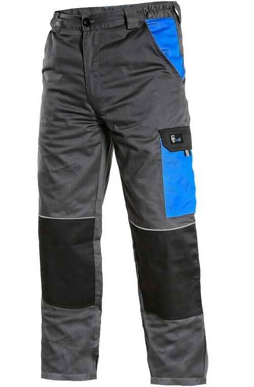 Zkrácené kalhoty CXS PHOENIX CEFEUS Barva: šedá-modrá, Velikost: 44