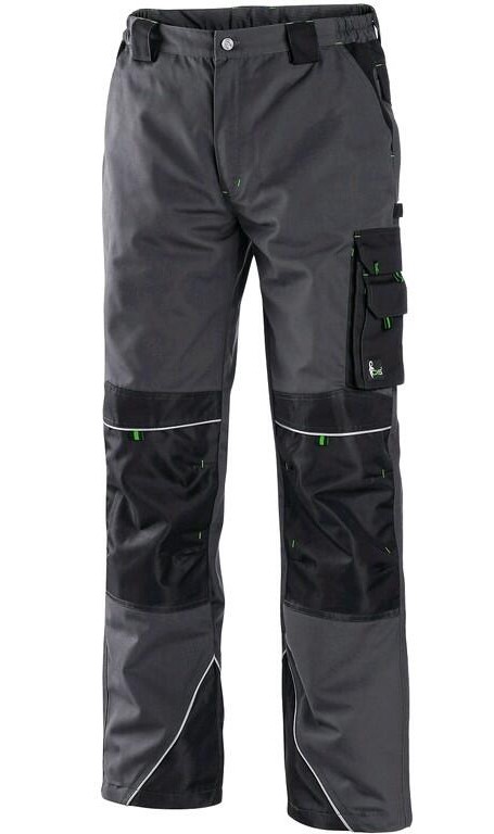 Zkrácené kalhoty CXS SIRIUS NIKOLAS Barva: šedá-zelená, Velikost: 62