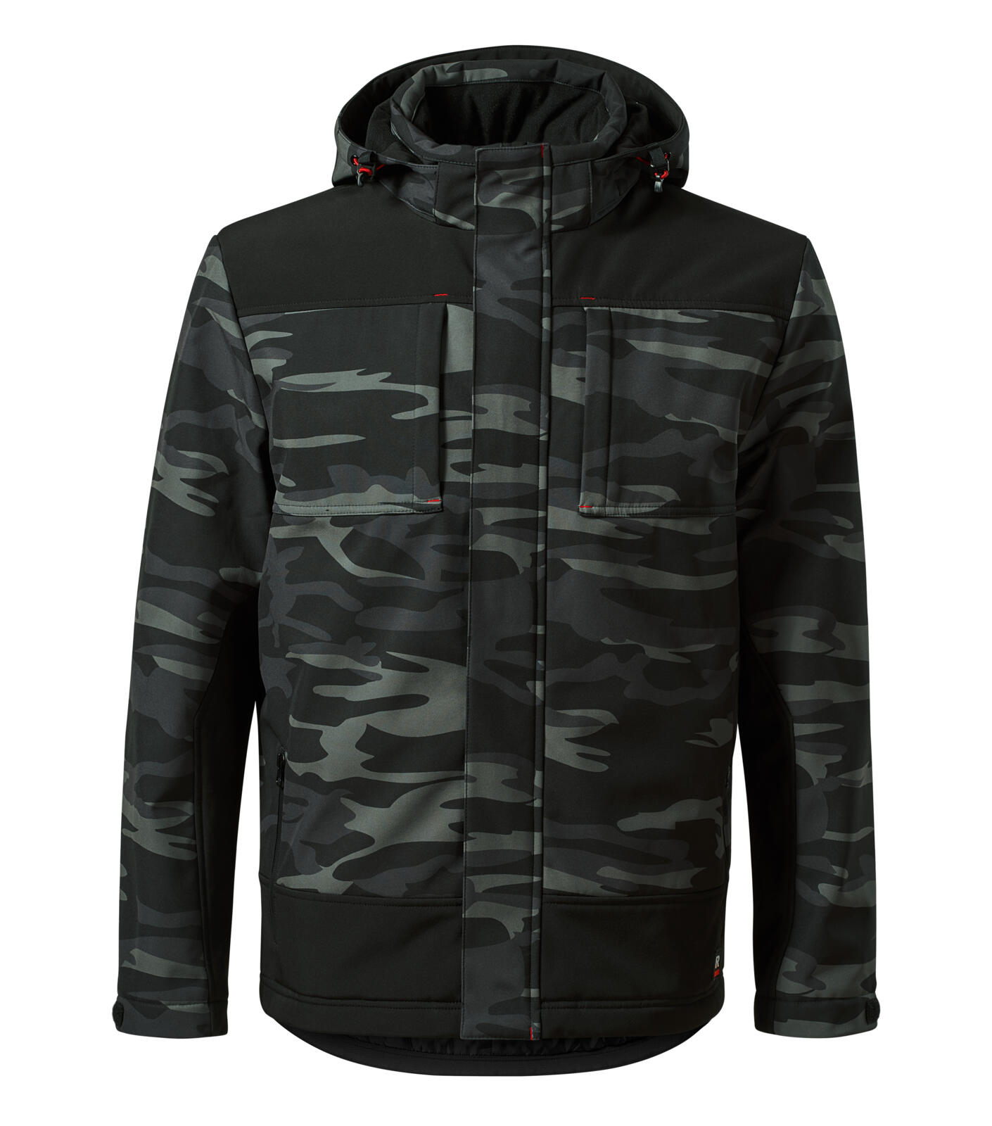 Vertex Camo Zimní softshellová bunda pánská Barva: camouflage dark gray, Velikost: L