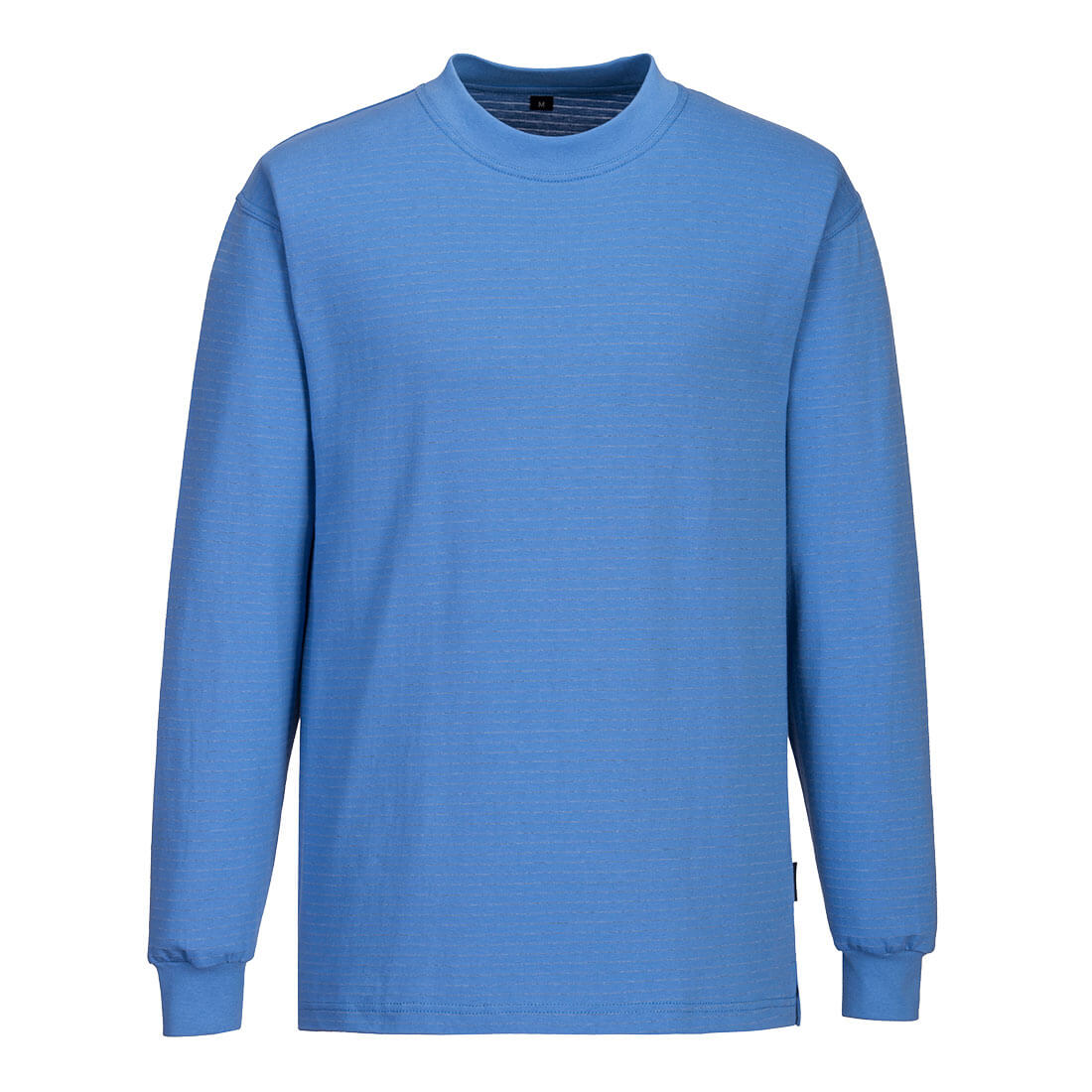 Antistatické ESD tričko s dlouhým rukávem Barva: modrá, Velikost: M