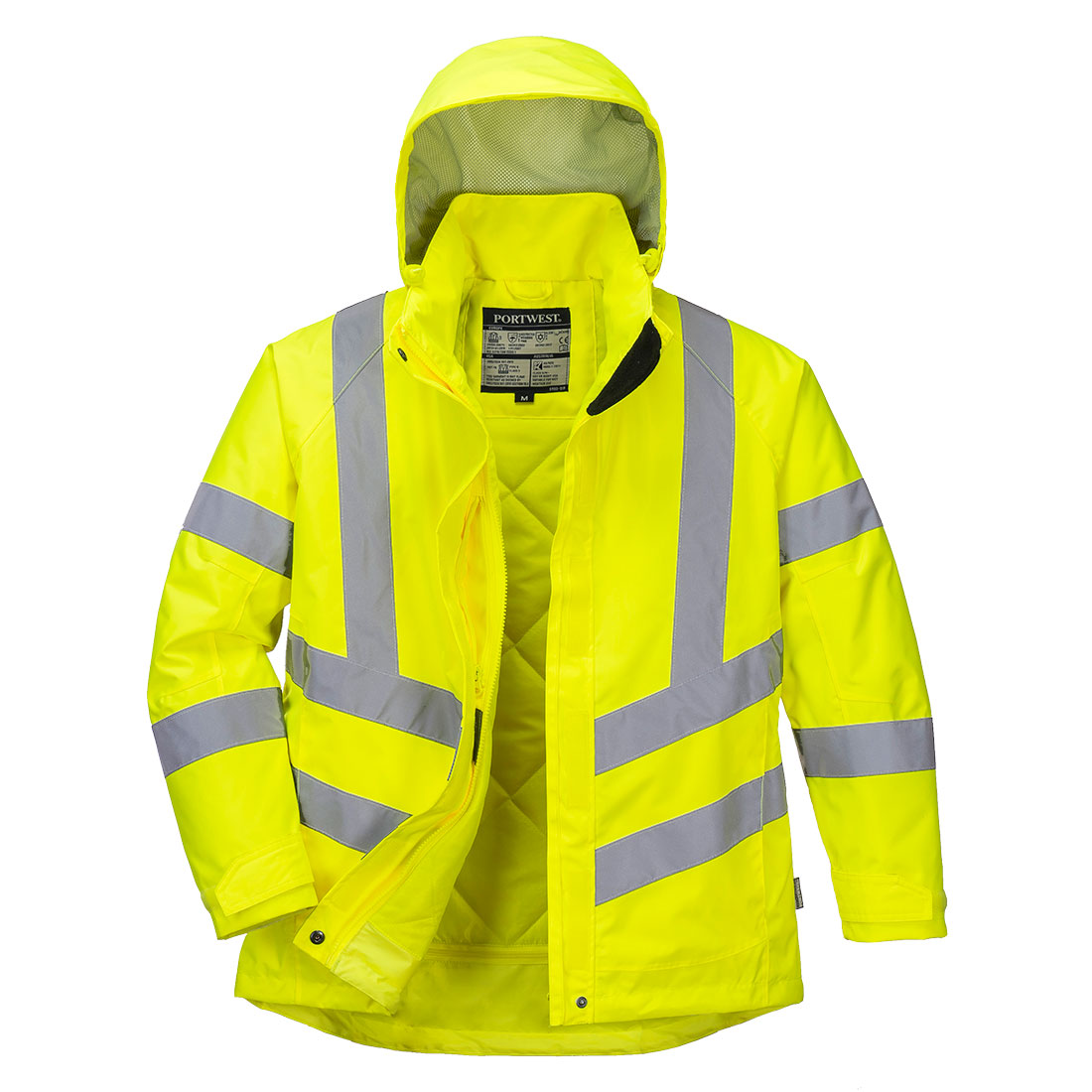 Dámská zimní bunda Hi-Vis Barva: žlutá, Velikost: 2XL