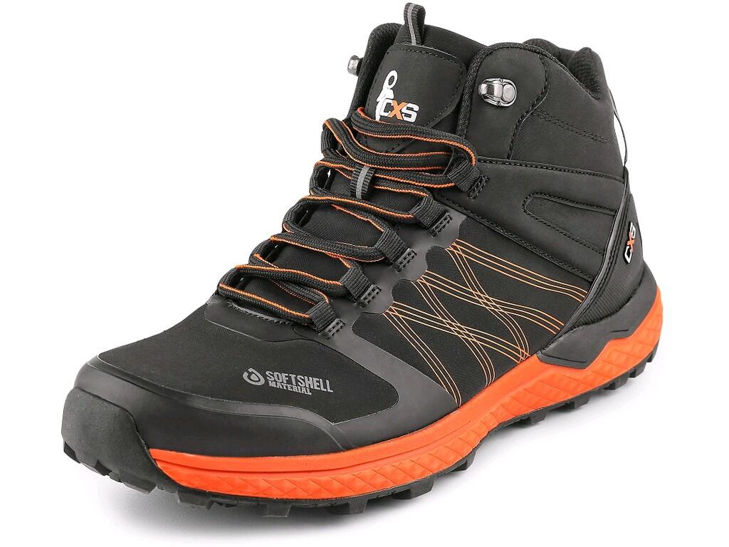 Kotníková obuv CXS SPORT Barva: černá-oranžová, Velikost: 44