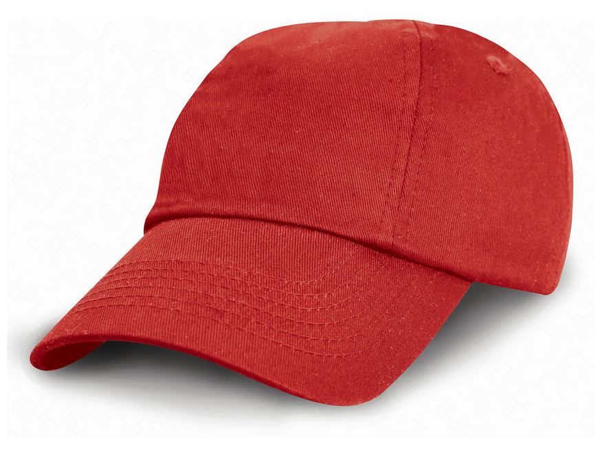 Dětská baseballová čepice 6P Barva: červená, Velikost: uni