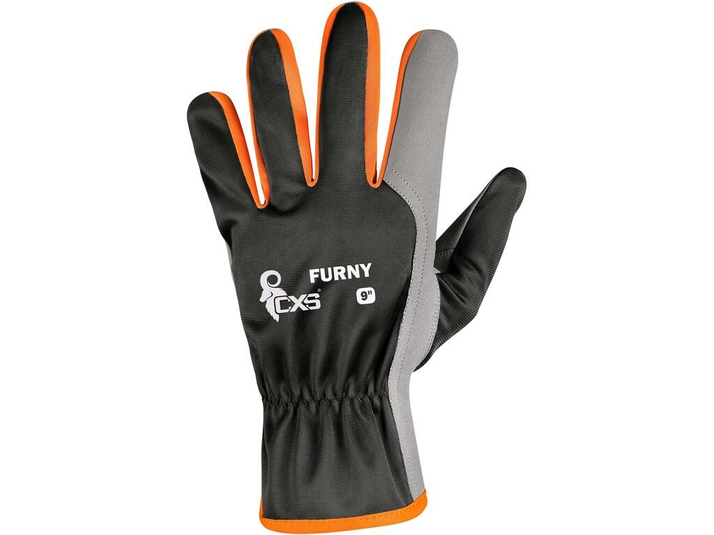 Kombinované rukavice CXS FURNY Velikost: 9