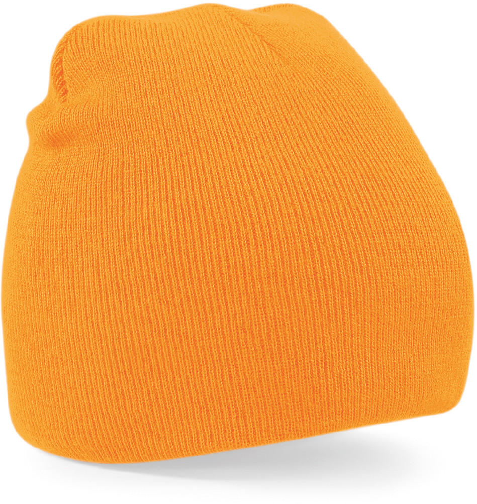 Čepice Pull-On Beanie B44 Barva: neon orange, Velikost: uni