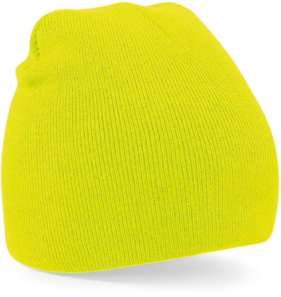 Čepice Pull-On Beanie B44 Barva: neon yellow, Velikost: uni