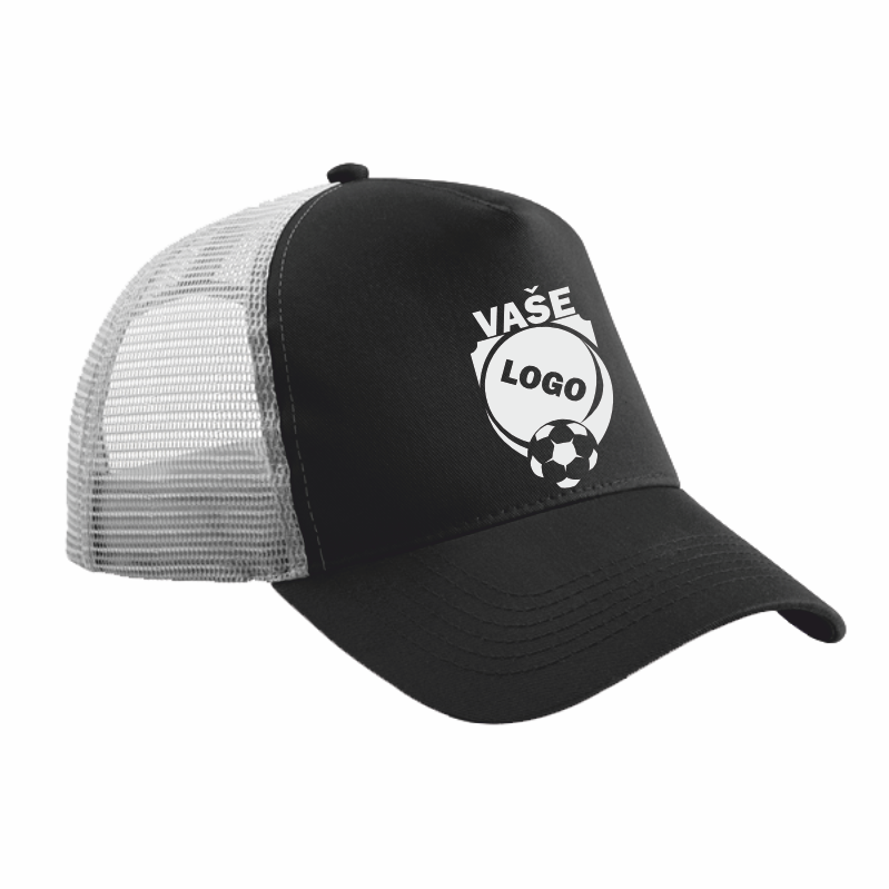 Klubová kšiltovka Snapback Trucker Barva: černá-šedá