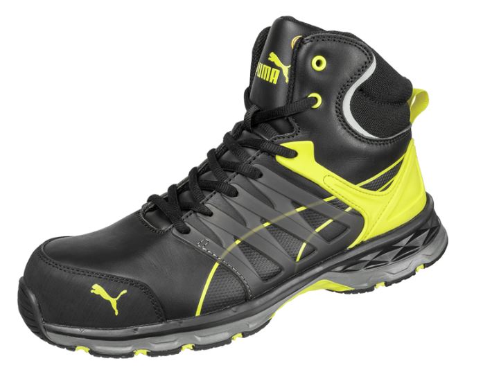 Pánská kotníková obuv PUMA VELOCITY 2.0 YELLOW MID Barva: černá, Velikost: 43