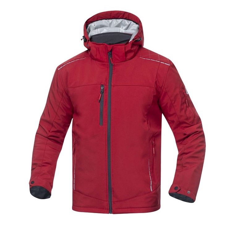 Zimní softshellová bunda ARDON®VISION Barva: červená, Velikost: M