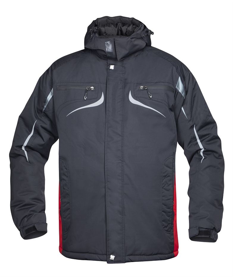 Zimní bunda ARDON®PHILIP Barva: černá-červená, Velikost: XL
