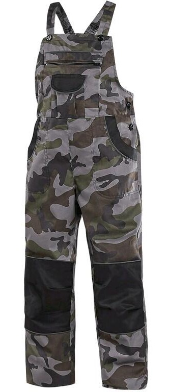 Dětské laclové maskáčové kalhoty CXS CAMO Barva: camouflage brown, Velikost: 4-5 let
