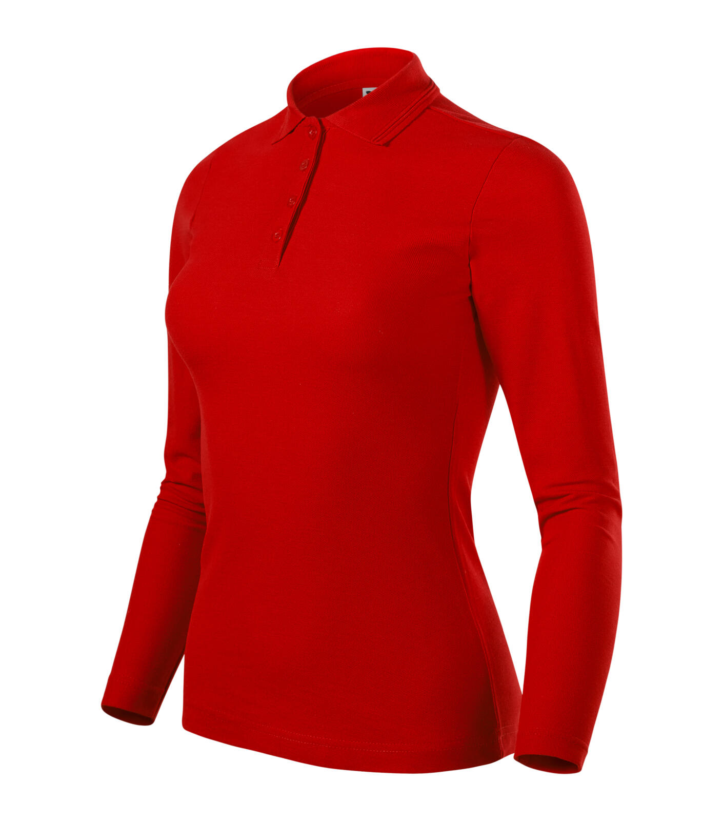 Pique Polo LS Polokošile dámská Barva: červená, Velikost: XL