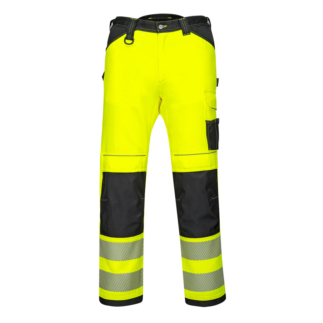 Pracovní kalhoty PW3 Hi-Vis Barva: žlutá-černá, Velikost: 38
