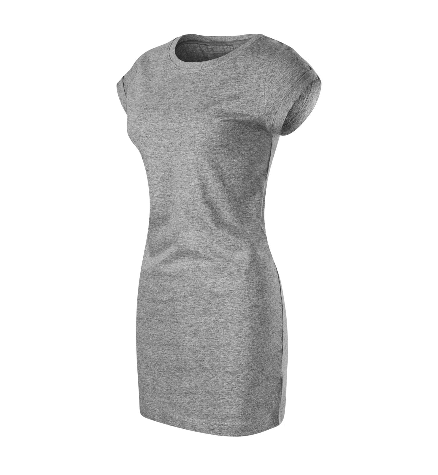 Freedom Šaty dámské Barva: tmavě šedý melír, Velikost: XL