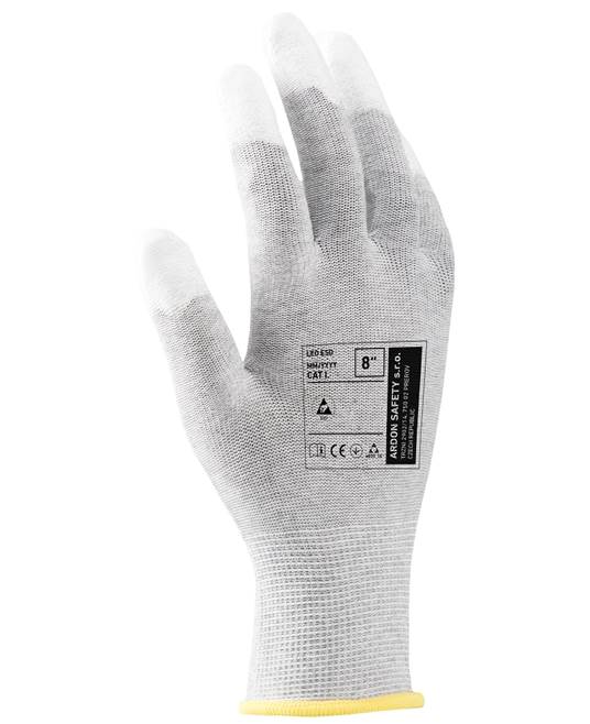 ESD rukavice ARDONSAFETY/LEO ESD Barva: šedá, Velikost: 7