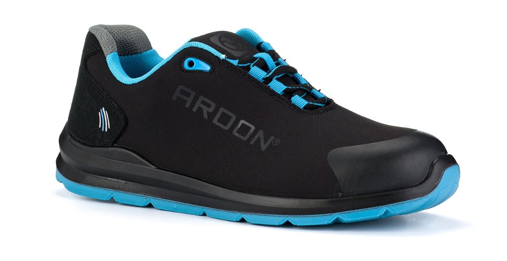 Bezpečnostní obuv ARDON®SOFTEX S1P Barva: černá-tyrkysová, Velikost: 42