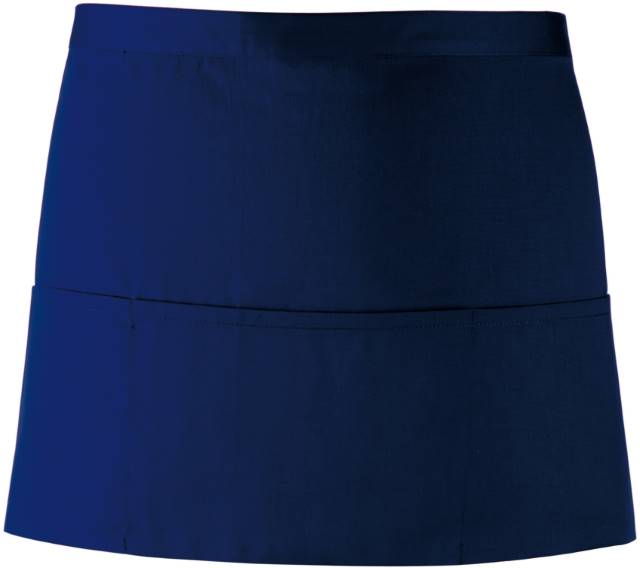 Krátká zástěra do pasu s kapsou Colours PR155 Barva: námořní modrá, Velikost: uni
