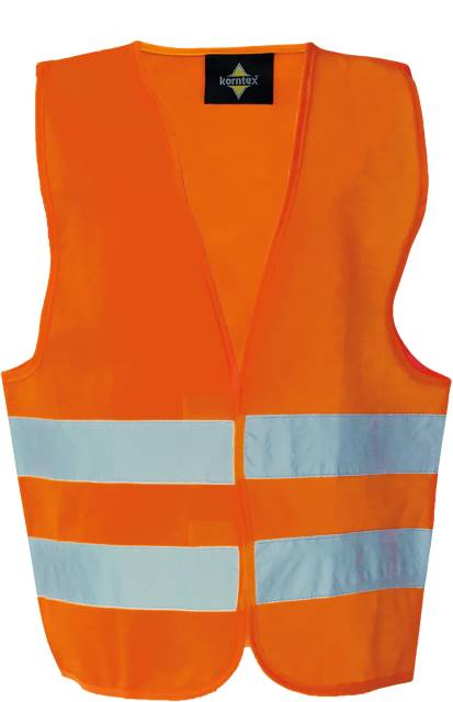 Dětská bezpečnostní vesta KW01 Barva: oranžová, Velikost: XS