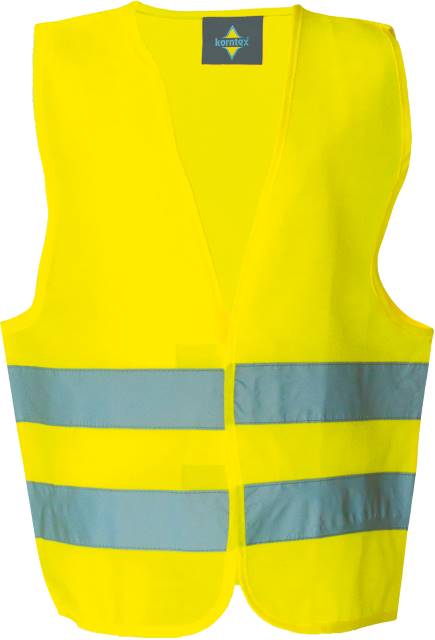 Dětská bezpečnostní vesta KW01 Barva: žlutá, Velikost: 2XS