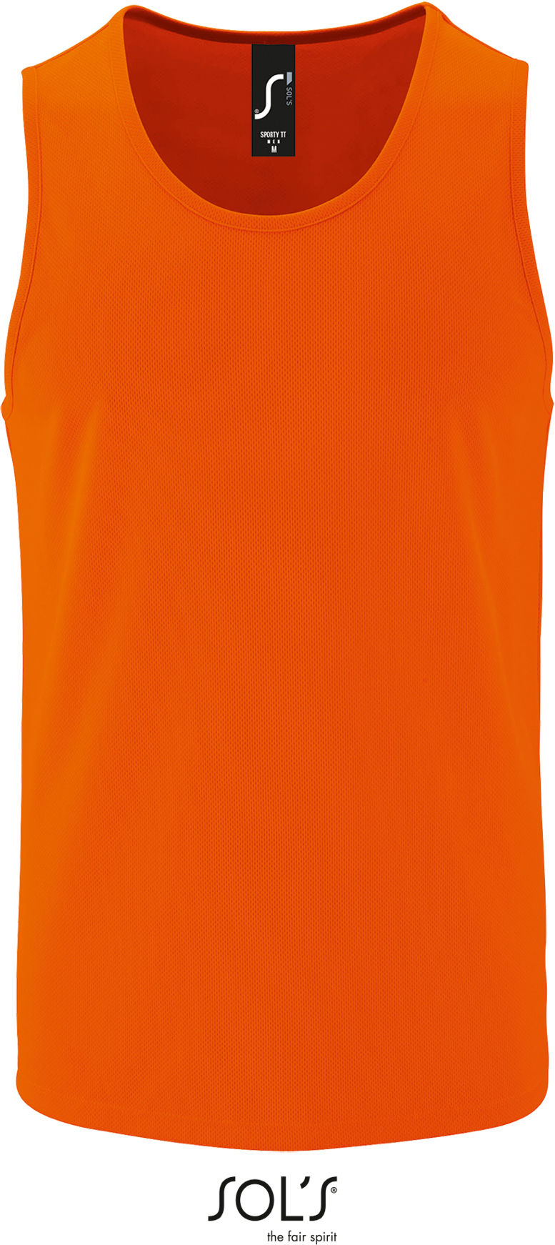 Pánské tílko SOL'S Sporty TT Men Barva: neon orange, Velikost: S