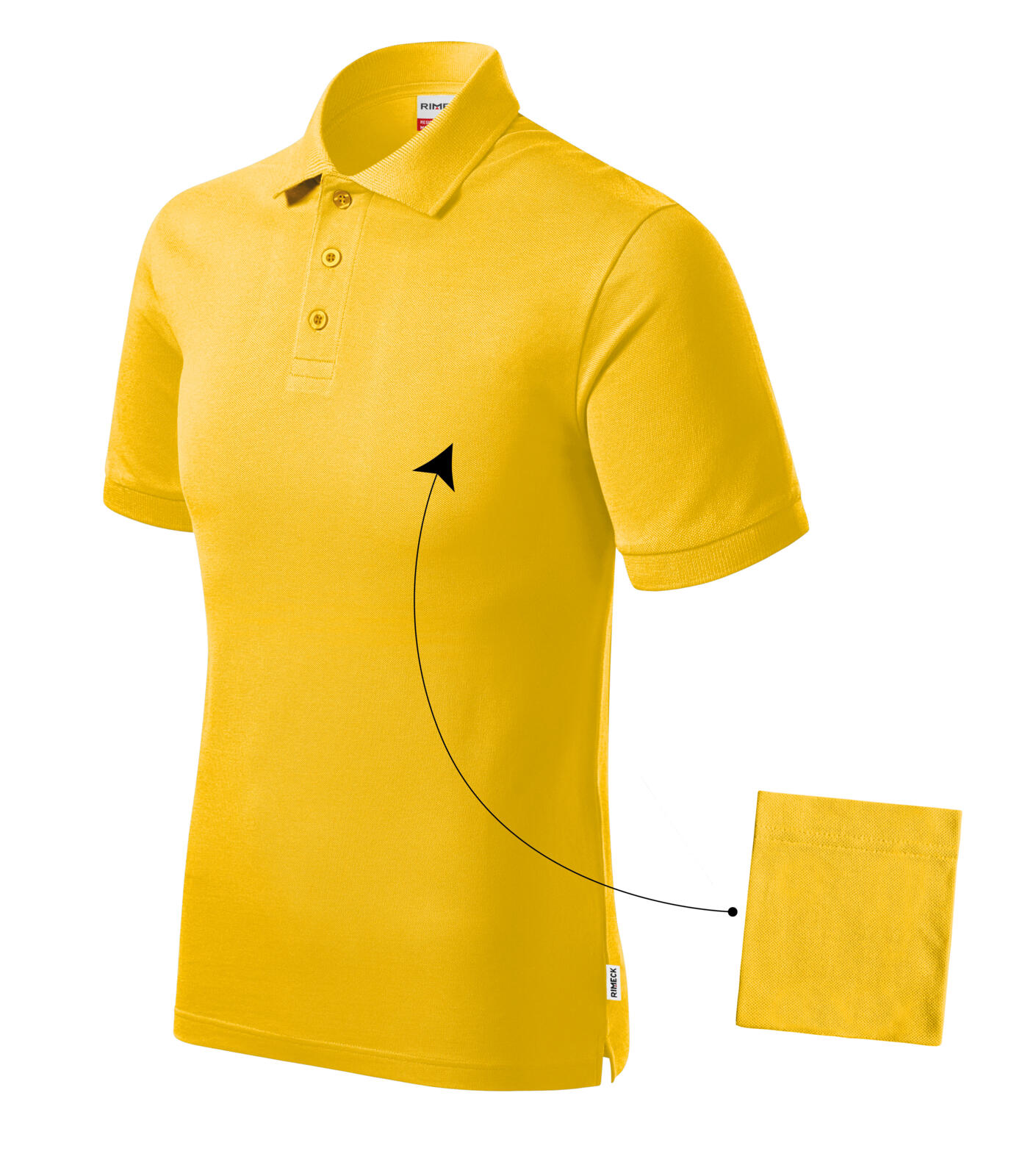 Resist Heavy Polo Polokošile pánská Barva: žlutá, Velikost: XL