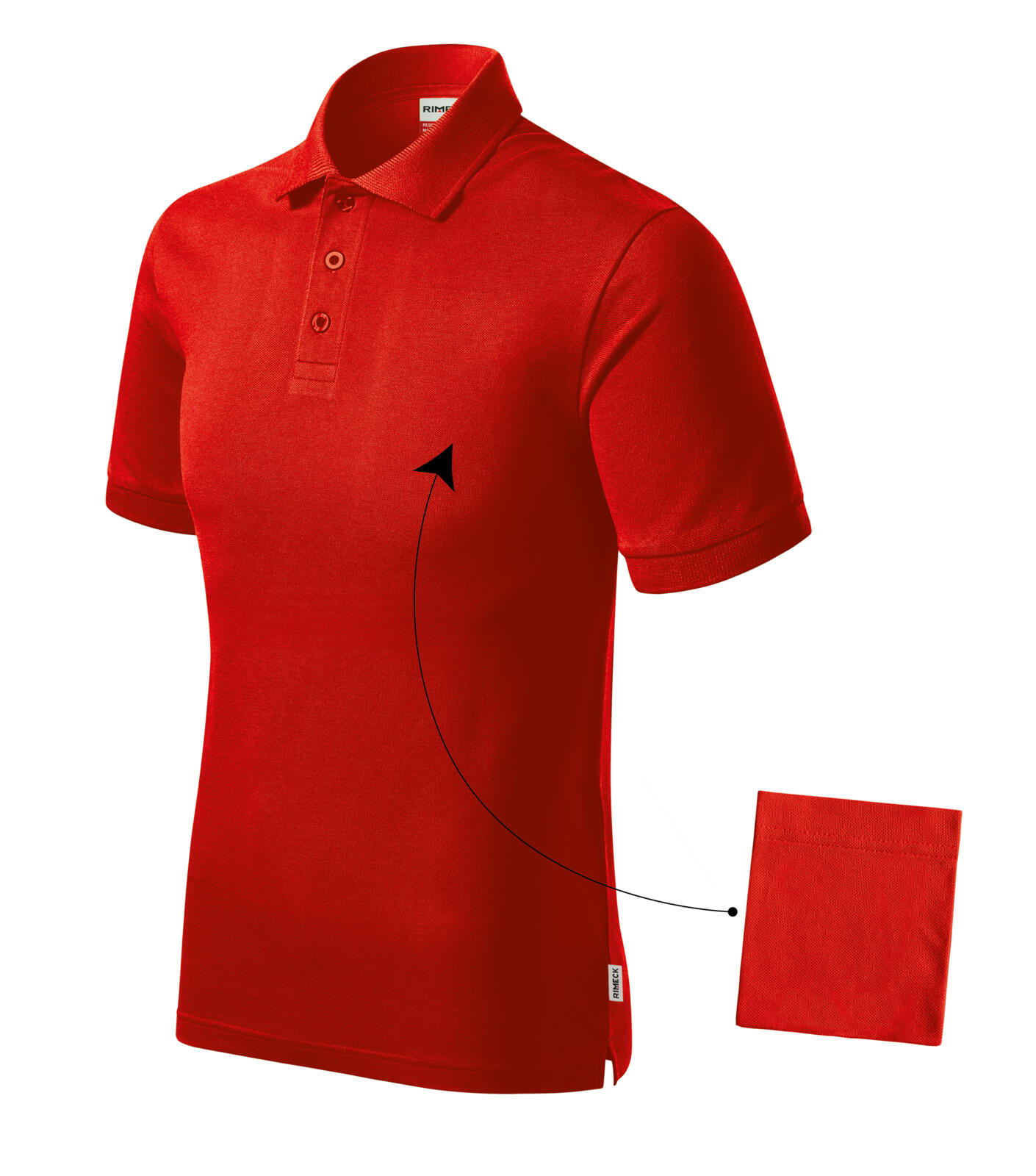 Resist Heavy Polo Polokošile pánská Barva: červená, Velikost: XL
