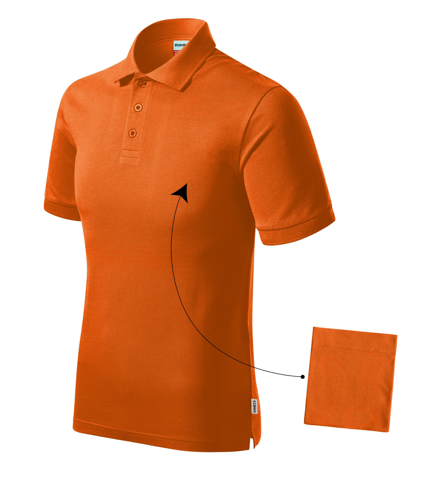 Resist Heavy Polo Polokošile pánská Barva: oranžová, Velikost: 3XL