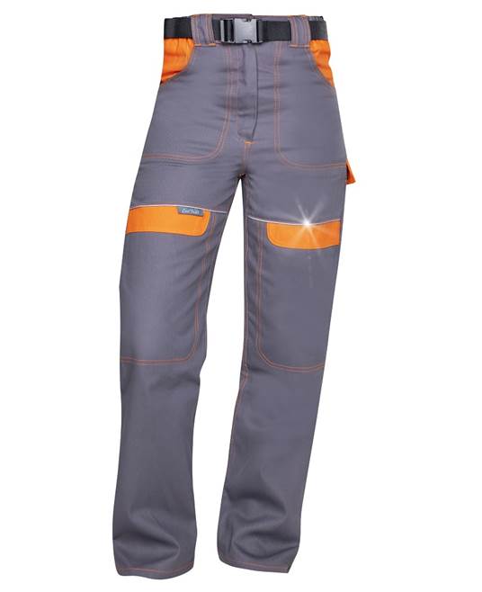 Dámské kalhoty ARDON®COOL TREND Barva: šedá-oranžová, Velikost: 40