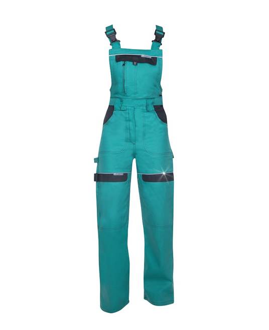 Dámské kalhoty s laclem ARDON®COOL TREND Barva: zelená, Velikost: 48