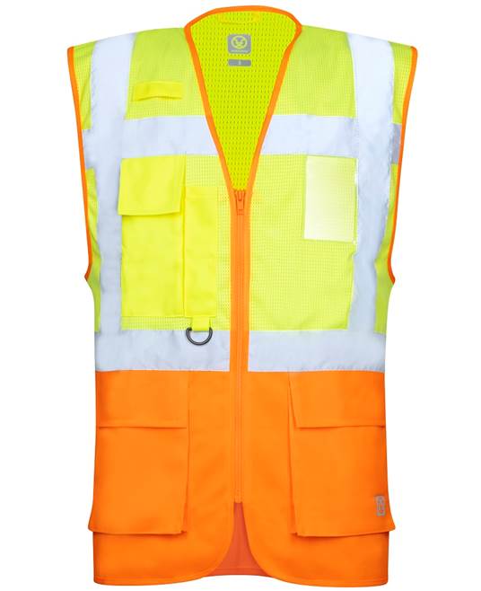 Síťovaná manažerská vesta ARDON®SIGNAL Barva: žlutá-oranžová, Velikost: L