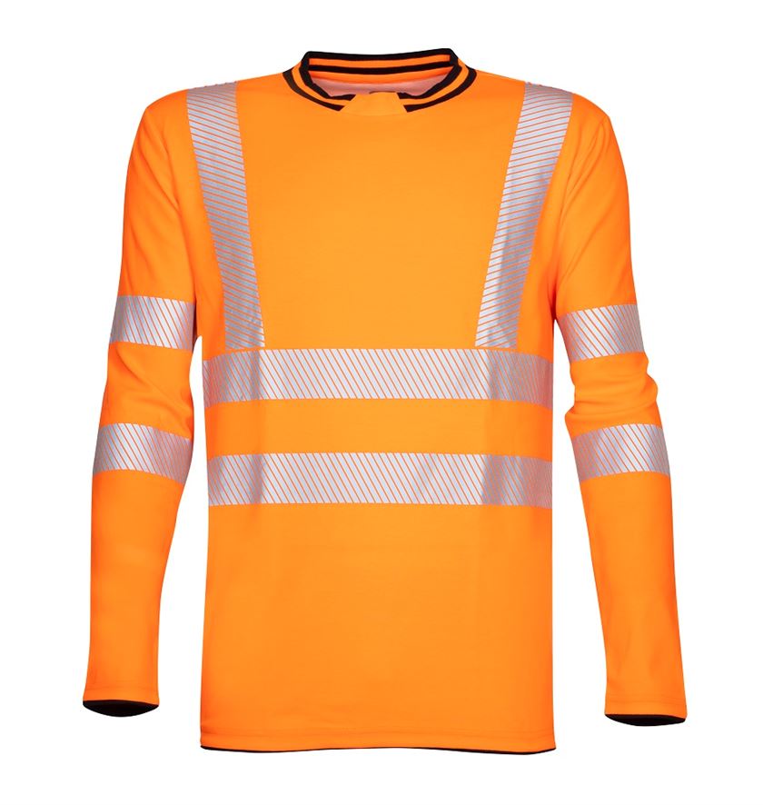Tričko s dlouhým rukávem ARDON®SIGNAL Barva: oranžová, Velikost: L
