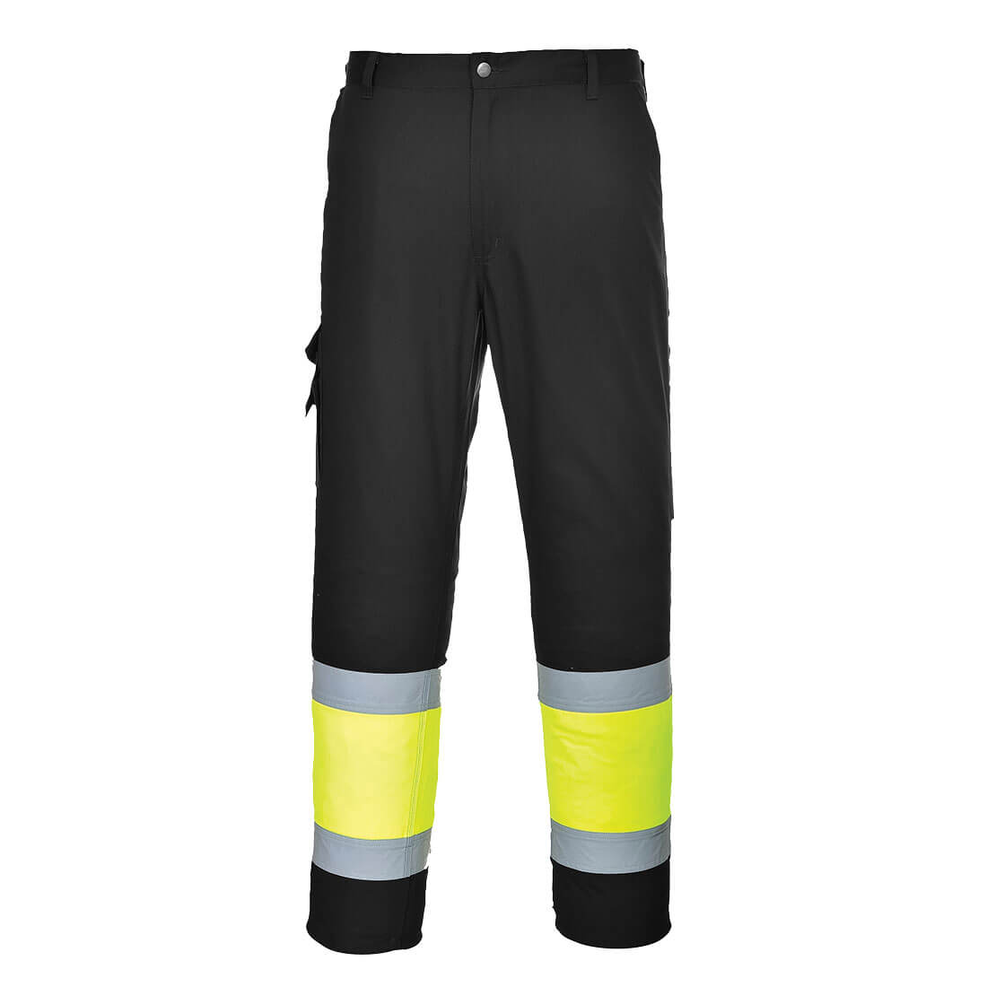 Dvoubarevné kalhoty Combat Hi-Vis Barva: žlutá-černá, Velikost: L