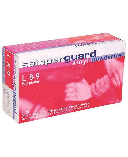 ARDON Jednorázové rukavice SEMPERGUARD® VINYL 100 ks Velikost: 9, Barva: průhledná