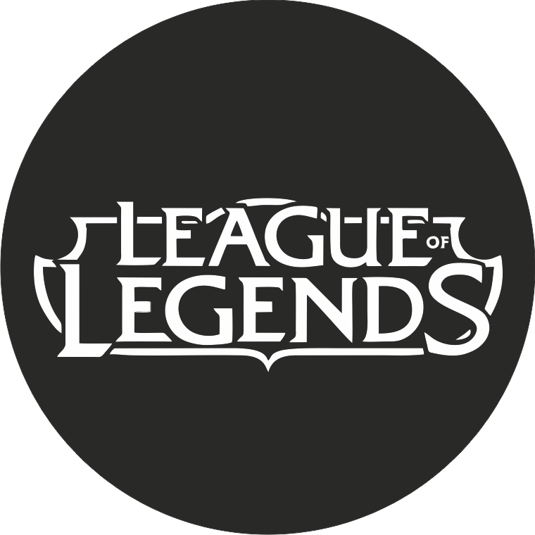 Potisk LEAGUE OF LEGENDS Barva: bílá, Velikost motivu: A5