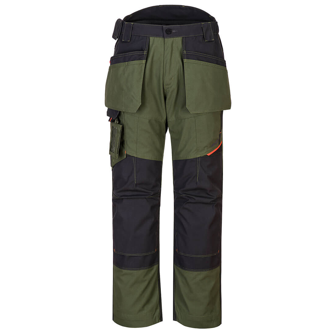 Pracovní kalhoty WX3 Holster Barva: lahvově zelená, Velikost: 32