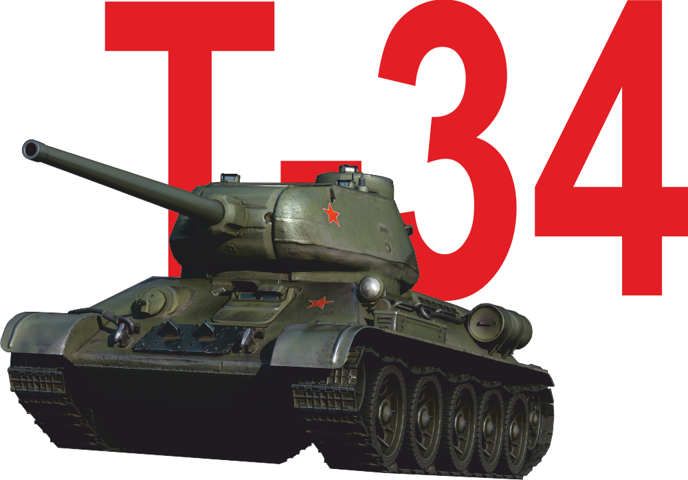 Potisk TANK T-34 Velikost motivu: A4