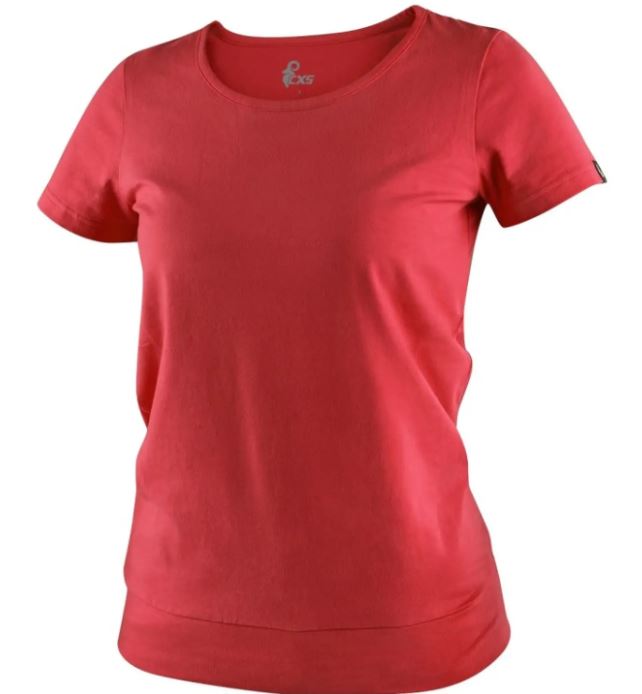 Dámské triko CXS EMILY Barva: červená, Velikost: XS